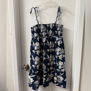 Papaya Hawaiian Floral Print Dress | Size M | 100% Cotton